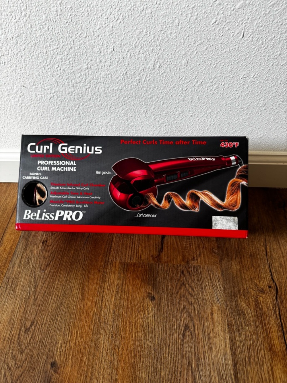 BeLissPRO Curl Genius Professional Curl Machine - Red